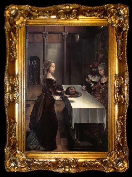 framed  Juan de Flandes Herodia-s Revenge, ta009-2